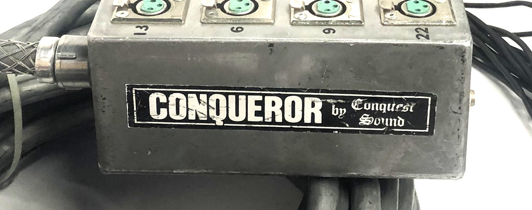 Conquest Sound Conqueror Audio Snake With 1 Bad Input 12-Channel USED