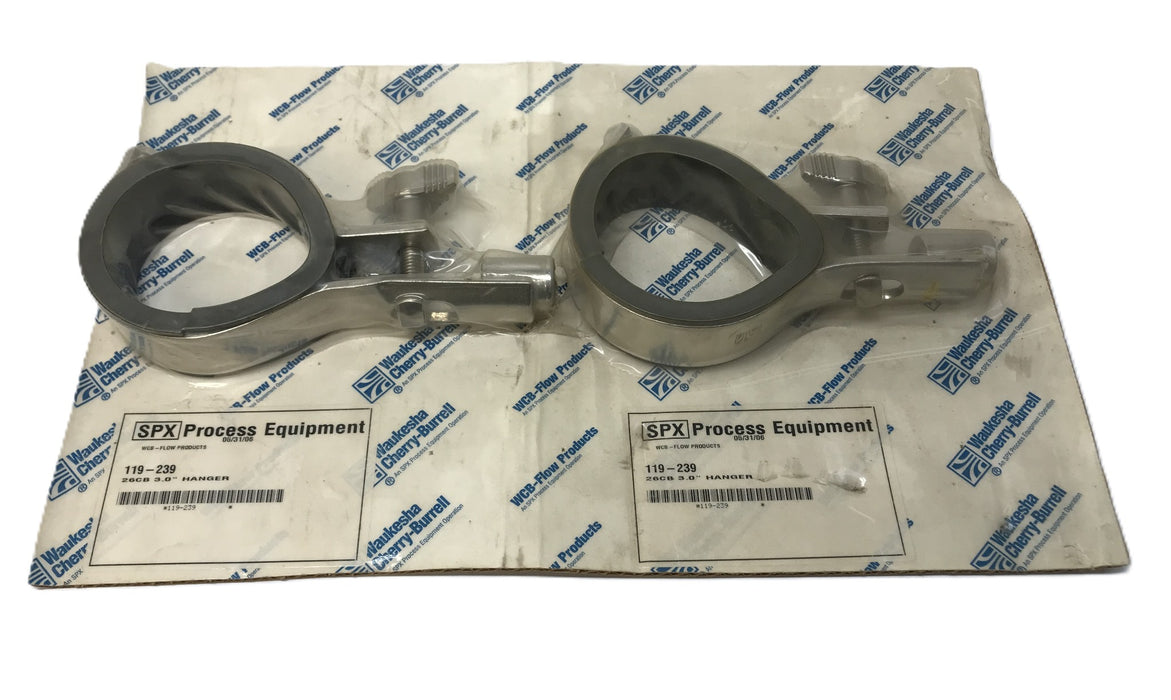 Waukesha Chery-Burrell 3" Tube Hanger 119-239 (26CB) [Lot of 2] NOS