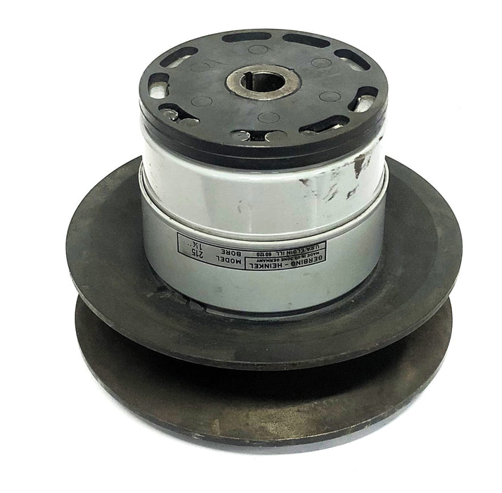 Gerbing-Heinkel 1-1/4 Inch Bore 1 Groove Variable Speed Sheave 215 NOS