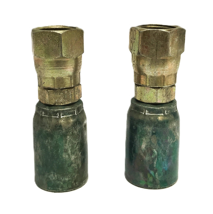 Weatherhead Crimped Hose Fitting WT06906E-606 [Lot of 2] NOS