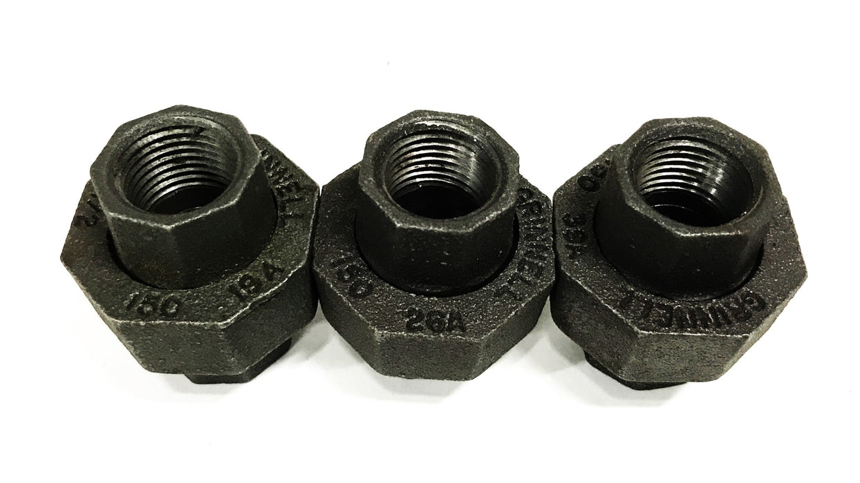 Grinnell 1/2 inch Female Iron Threaded Pipe Fitting 150 [Lot of 3] NOS
