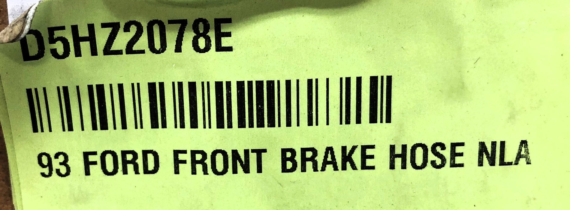 Parker Ford Front Brake Hose D5HZ2078E NOS