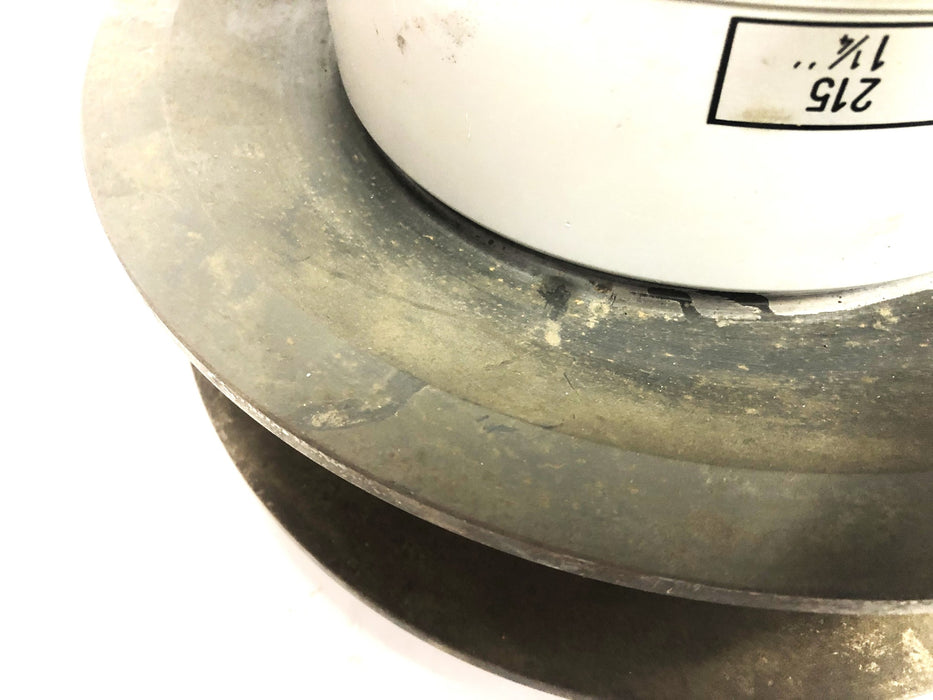 Gerbing-Heinkel 1-1/4 Inch Bore 1 Groove Variable Speed Sheave 215 NOS