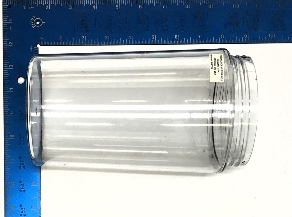 Killark Durable Clear Polycarbonate Globe VPLCG-200 (045 2595B) NOS