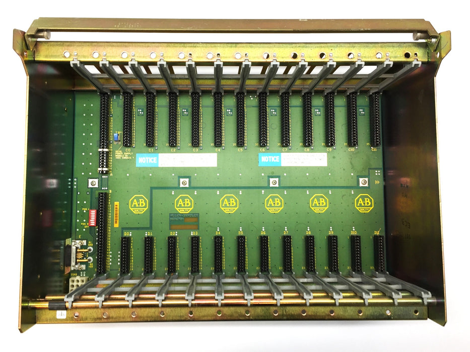 Allen-Bradley 12-Slot Card Chassis 1771-A3B1 (960678) USED