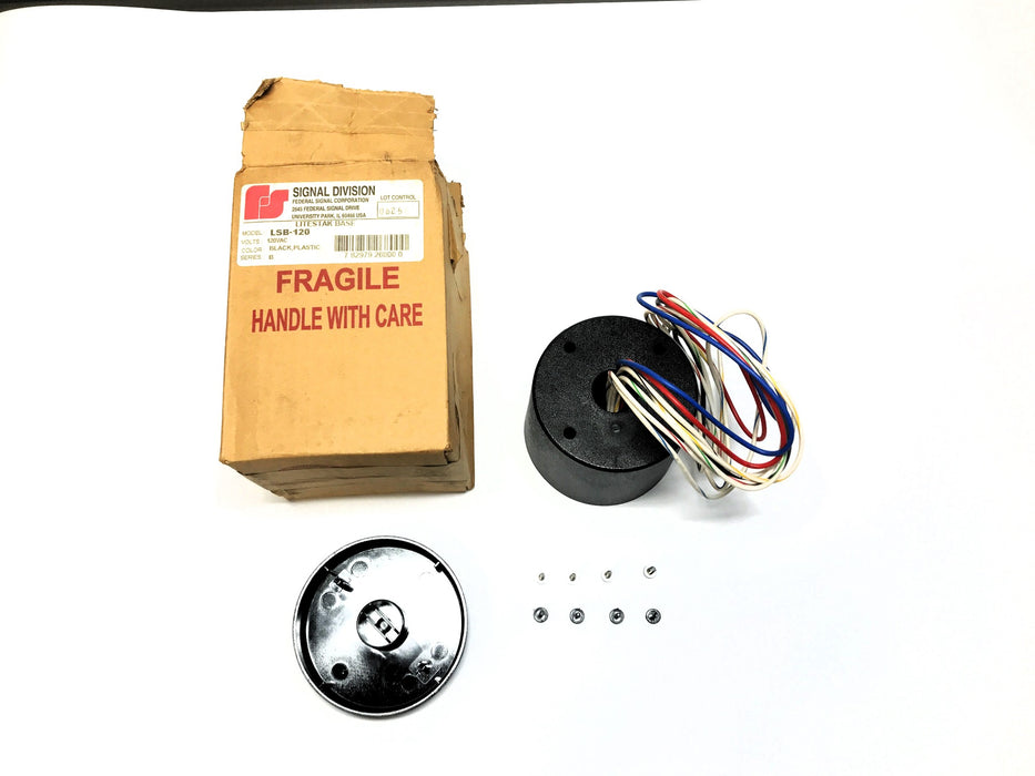 Federal Signal 120V Litestak Base LSB-120 NOS