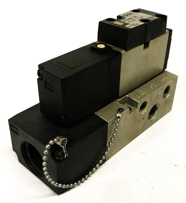 SMC Solenoid Valve with Base NVFS2100-3FZ/T113701 USED