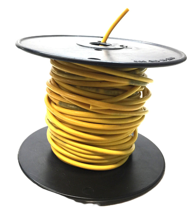 Shingle Belting 3/16" Yellow Hollow Rounthane 75' Tubing Roll NOS
