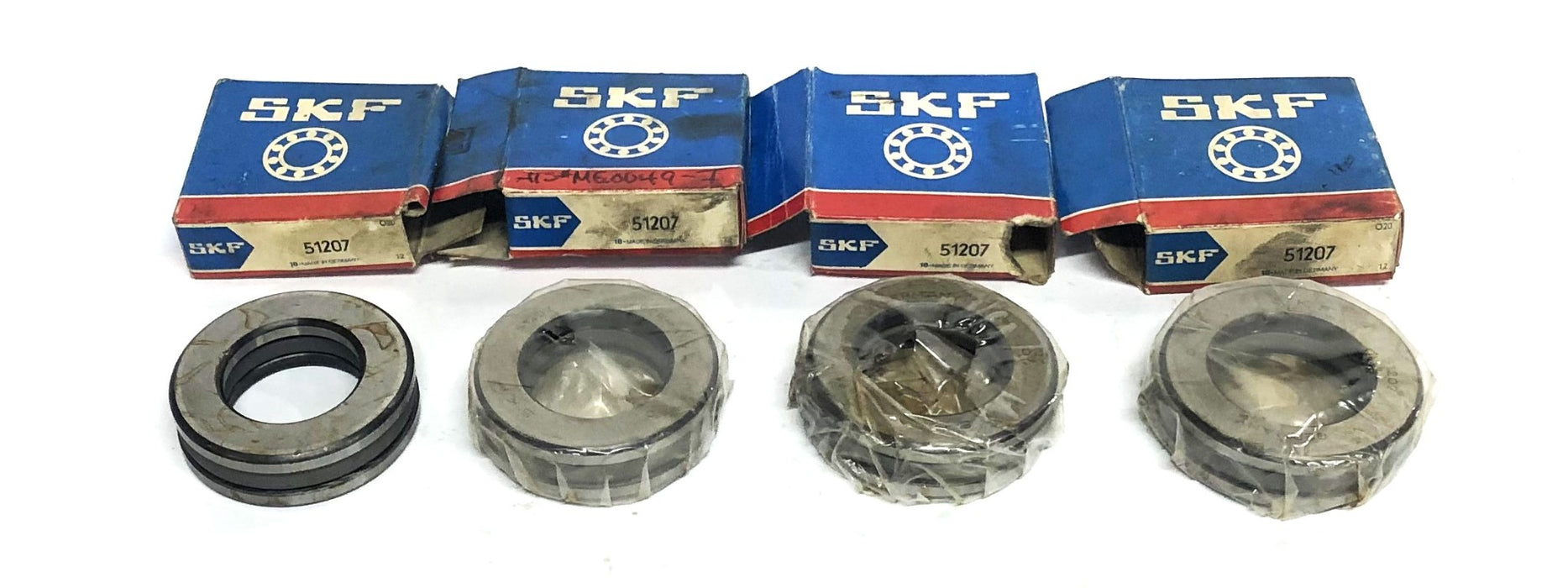 SKF Thrust Ball Bearing 51207 [Lot of 4] NOS