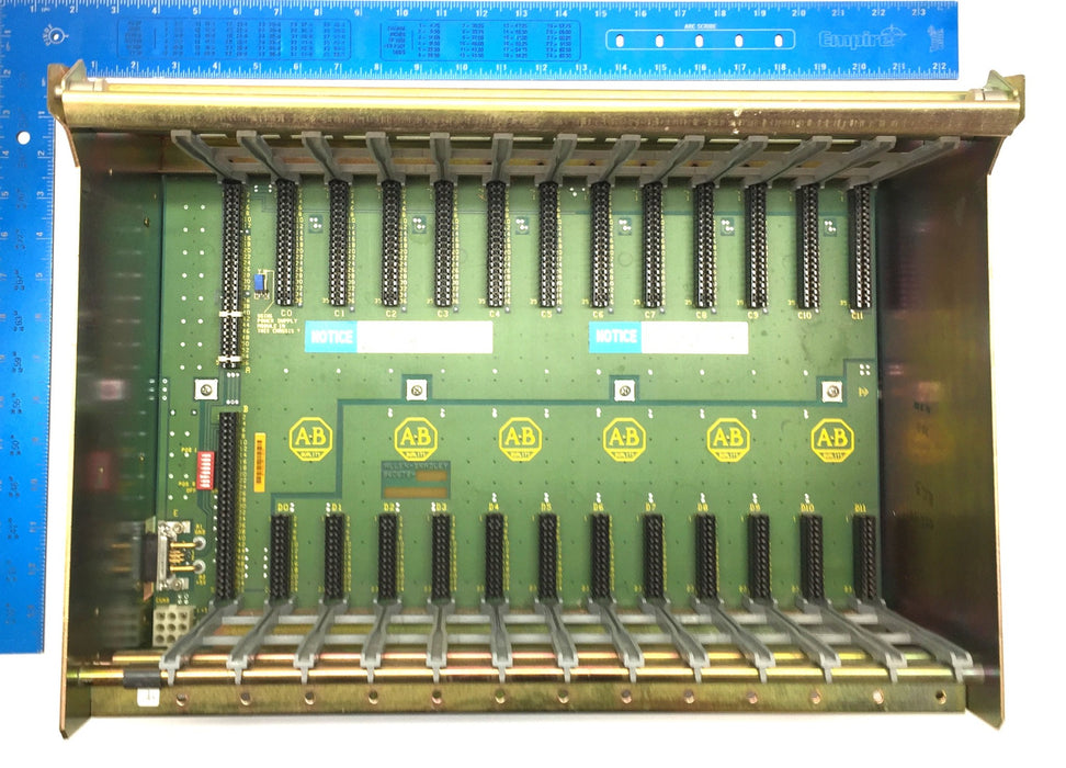 Allen-Bradley 12-Slot Card Chassis 1771-A3B1 (960678) USED