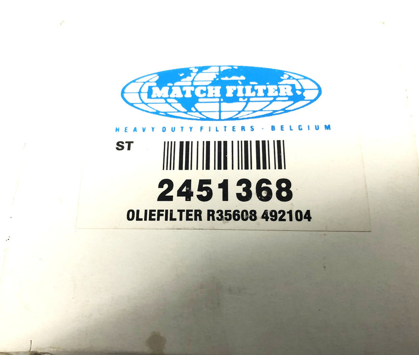 Match Filters Oil Filter 2451368 NOS