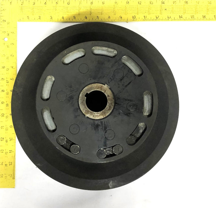 Gerbing-Heinkel 1-1/4 Inch Bore 1 Groove Variable Speed Sheave 215 NOS