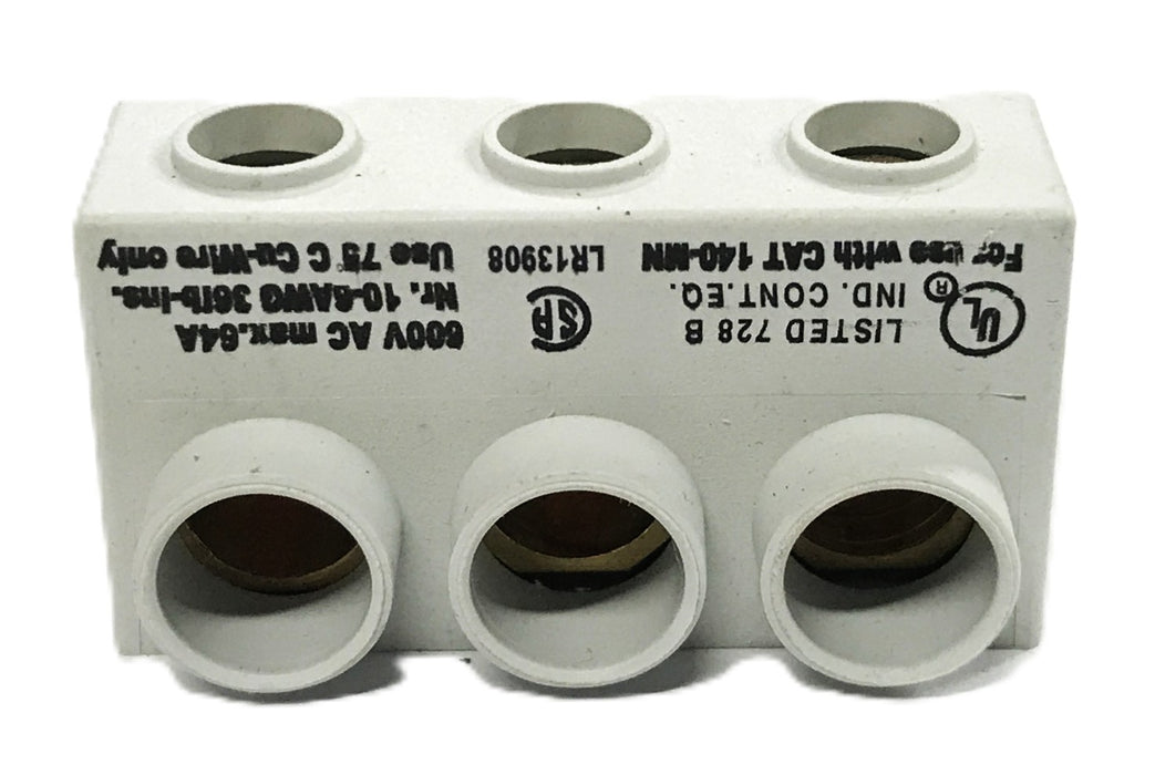Allen-Bradley Series D Top Feed Terminal Block 140-L2 [Lot of 6] NOS