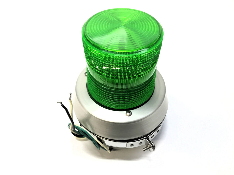Edwards Green Flashing Beacon Light W/ Integrated Horn 51G-N5-40W NOS