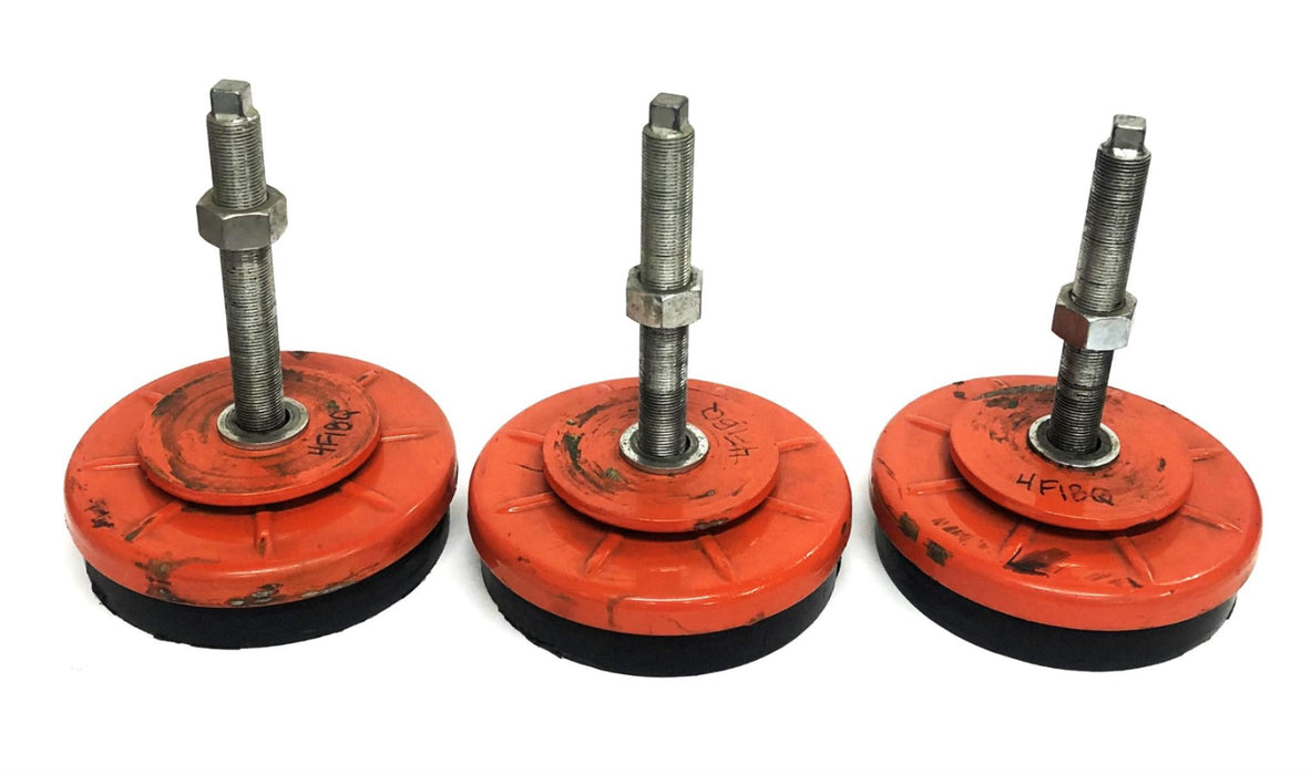 Unbranded Anti-Vibaration Machine Mounts 6-1/2 Inch Base Diameter [Lot of 3]USED