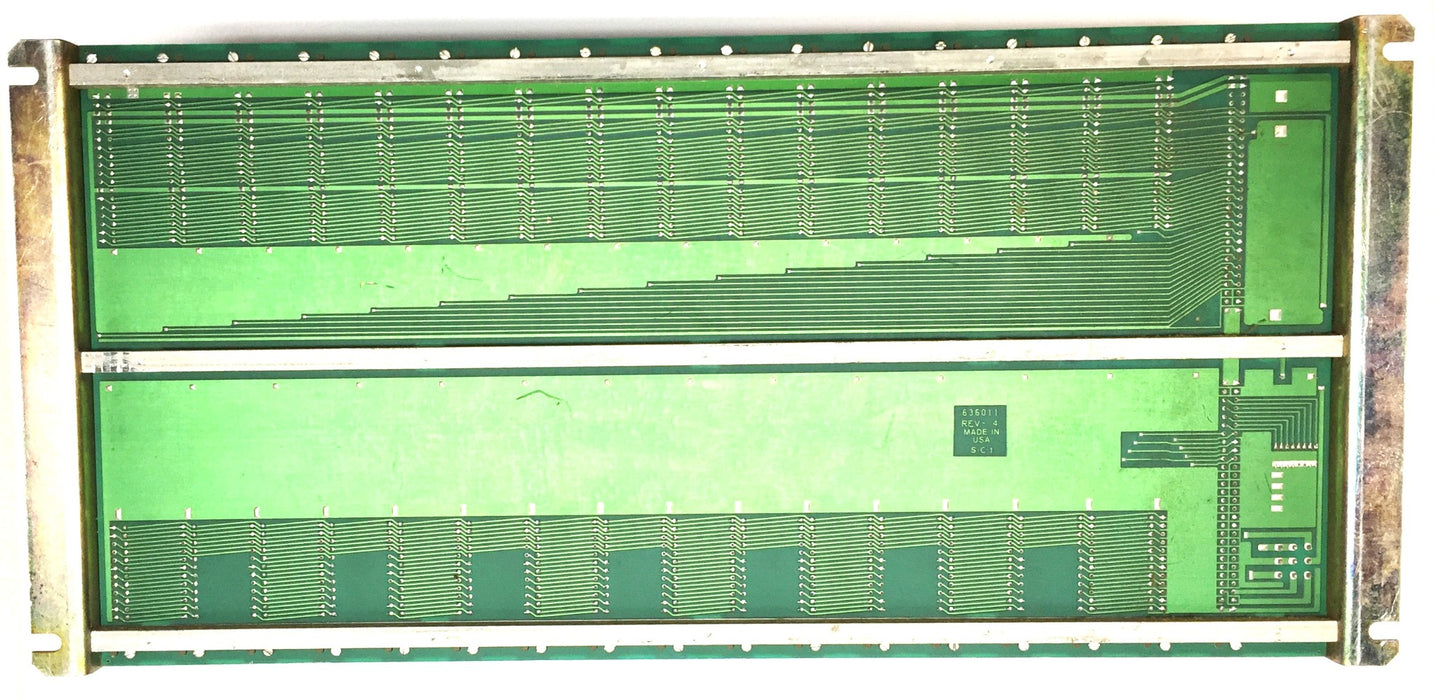 Allen-Bradley 16-Slot Card Chassis w/Backplane PCB 1771-AD (636011) USED
