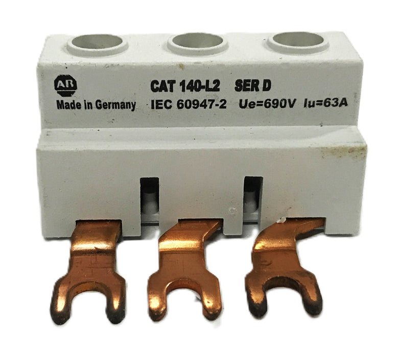 Allen-Bradley Series D Top Feed Terminal Block 140-L2 [Lot of 6] NOS