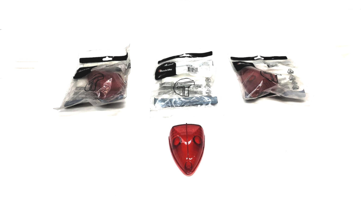 Truck-Lite Red Marker Lens 99171R [Lot of 3] NOS