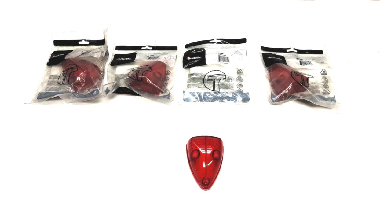 Truck-Lite Red Marker Lens 99171R [Lot of 4] NOS