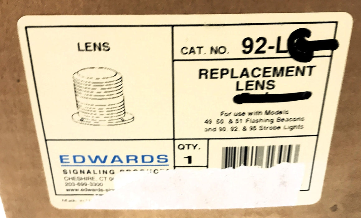 Edwards Green Replacement Lens 92-LG NOS