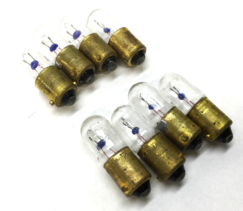 General Electric/GE 6.3V Miniature Panel Indicator Bulb 44 [Lot of 8] NOS