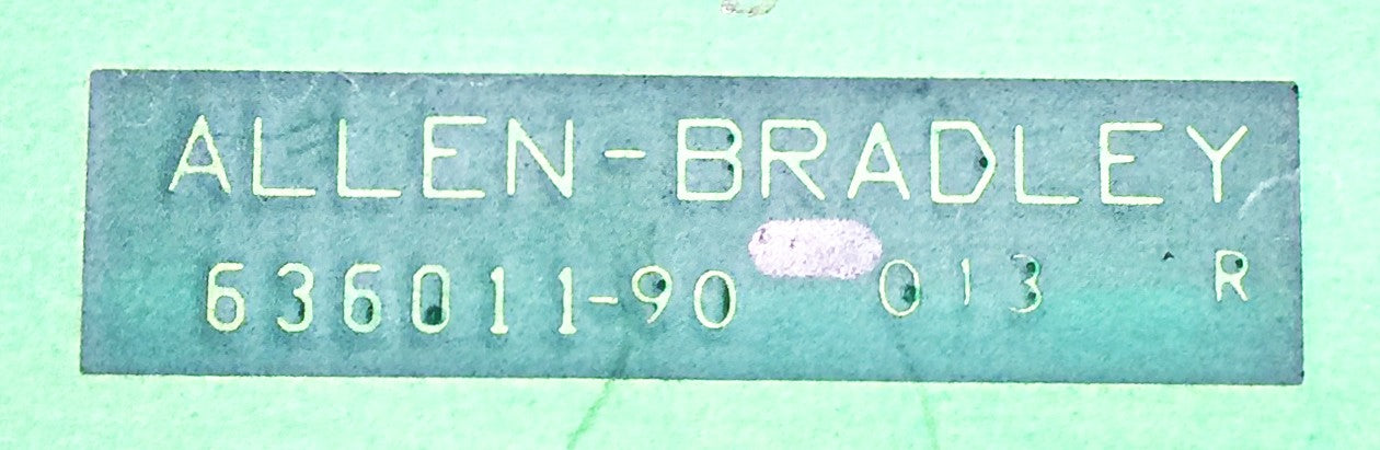 Allen-Bradley 16-Slot Card Backplane PCB 636011-90 USED