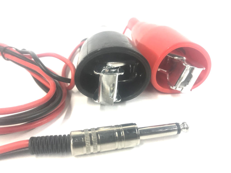 VIvax-Metrotech Direct Connection Leads With Large Clips and 1/4" Jack NOS