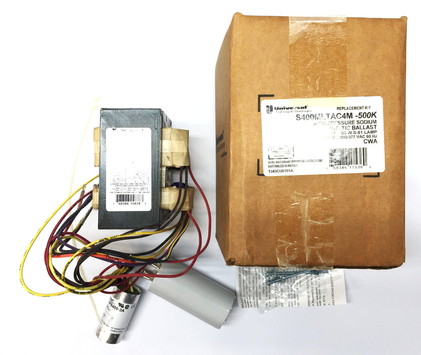 Universal Lighting High-Pressure Sodium Magnetic Ballast S400MLTAC4M-500K NOS