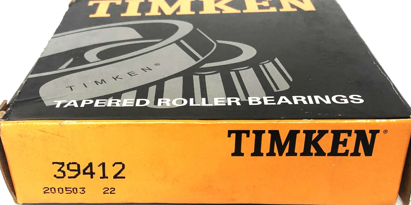 Timken Tapered Roller Bearing Cone 39412 [Lot of 2] NOS