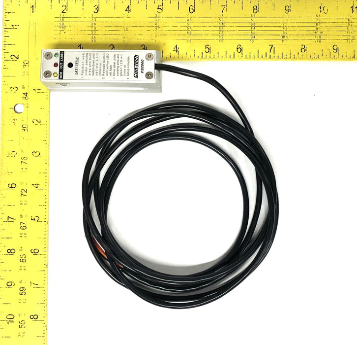 Con-tech Label Sensor With 8 Foot Cable CS2000 NOS