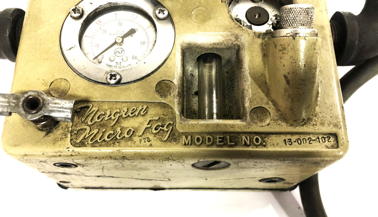 Norgren Micro Fog Filter Control Panel 13-002-102 PARTS ONLY