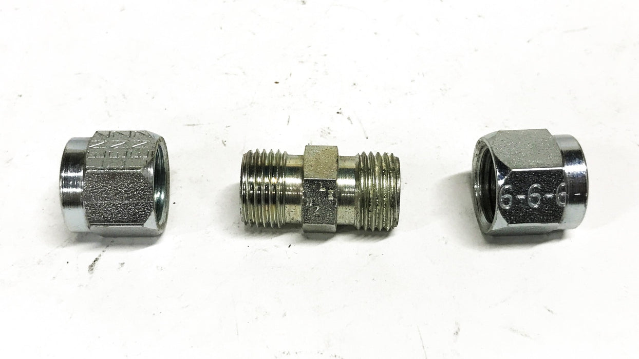 Lenz 3/8 inch Straight Compression Fitting [Lot of 9] NOS