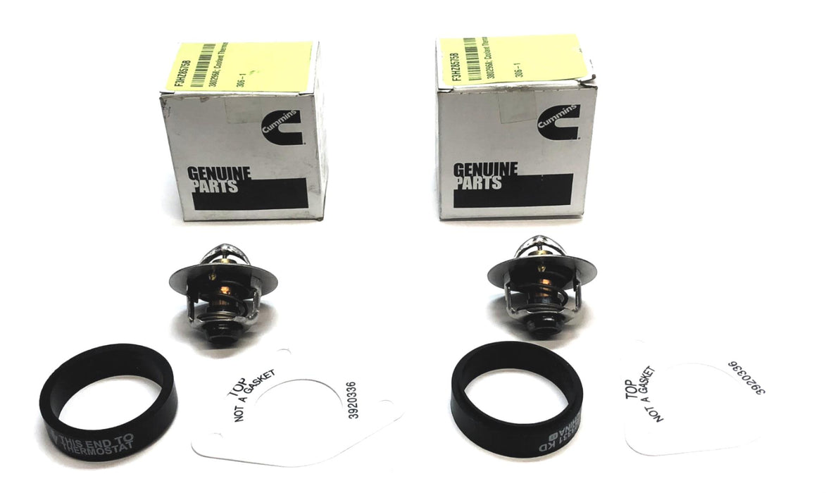 Cummins Engine Coolant Thermostat F3HZ8575B [Lot of 2] NOS