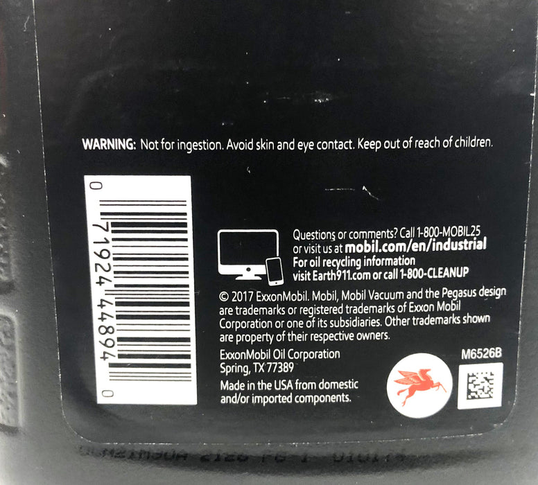 Mobil 1 Qt/946mL Mobil Vacuum Pump Oil M6525F [Lot of 2] NOS