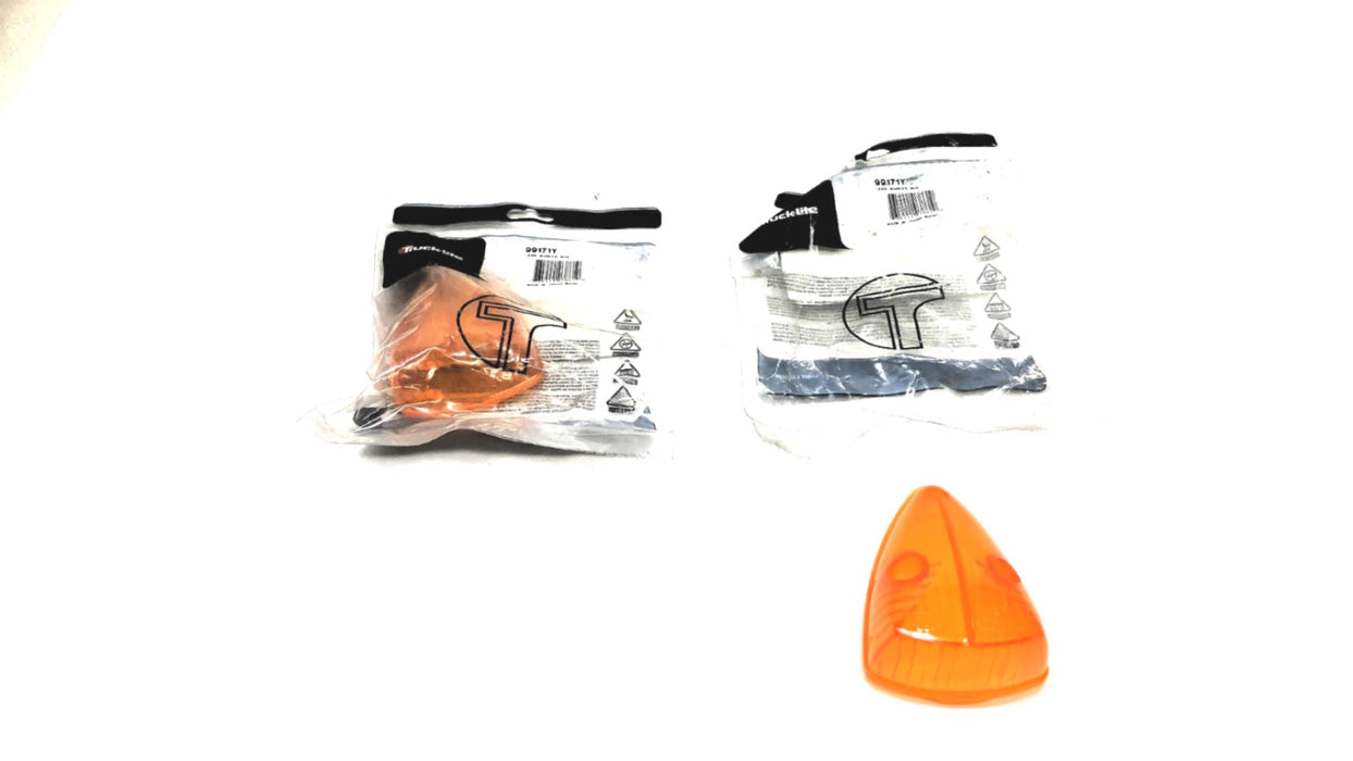Truck-Lite Amber Marker Lens 99171Y [Lot of 2] NOS