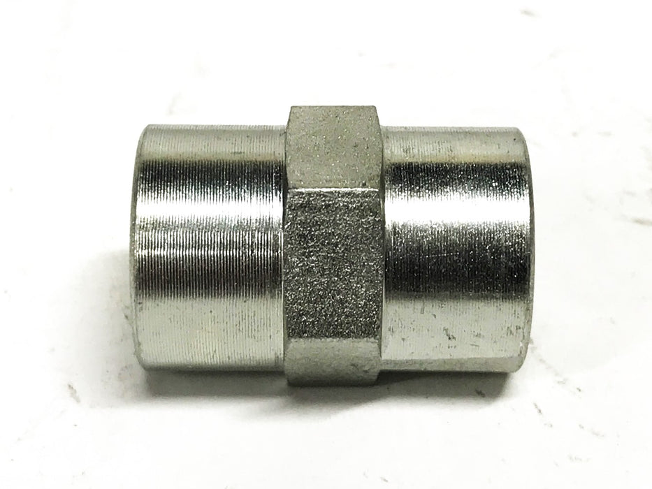 Unbranded 1/4 inch Straight Hydraulic Fitting [Lot of 7] NOS