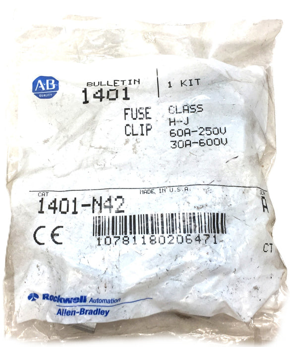 Allen-Bradley Fuse Clip Kit 1401-N42 NOS