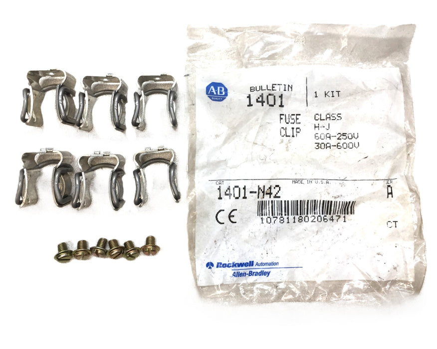 Allen-Bradley Fuse Clip Kit 1401-N42 NOS