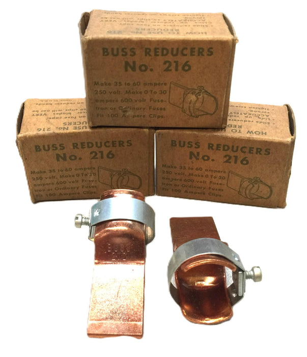 Buss Reducer Set (2pcs) No. 216 [Lot of 3] NOS
