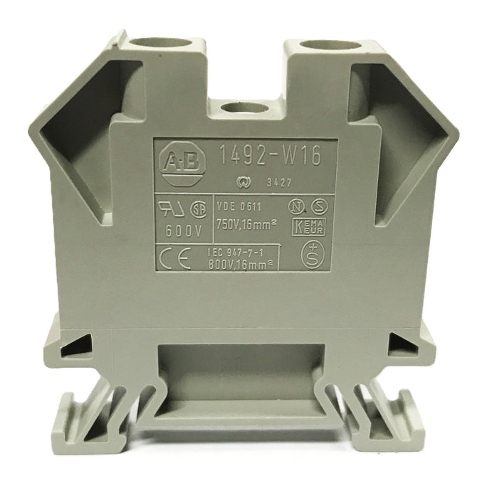 Allen-Bradley Grey Terminal Block 1492-W16 [Lot of 10] NOS