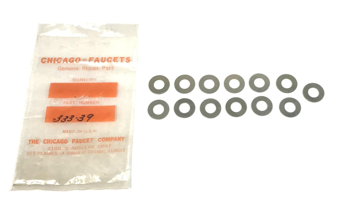 Chicago Faucets Washer 5/8" OD 5/16" ID 333-39 [Lot of 13] NOS