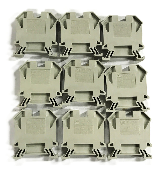 Allen-Bradley Grey Terminal Block 1492-W16 [Lot of 9] NOS