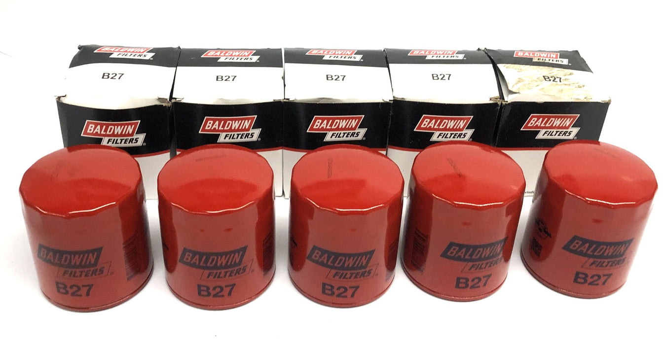 Baldwin Oil Filter B27 [Lot of 5] NOS