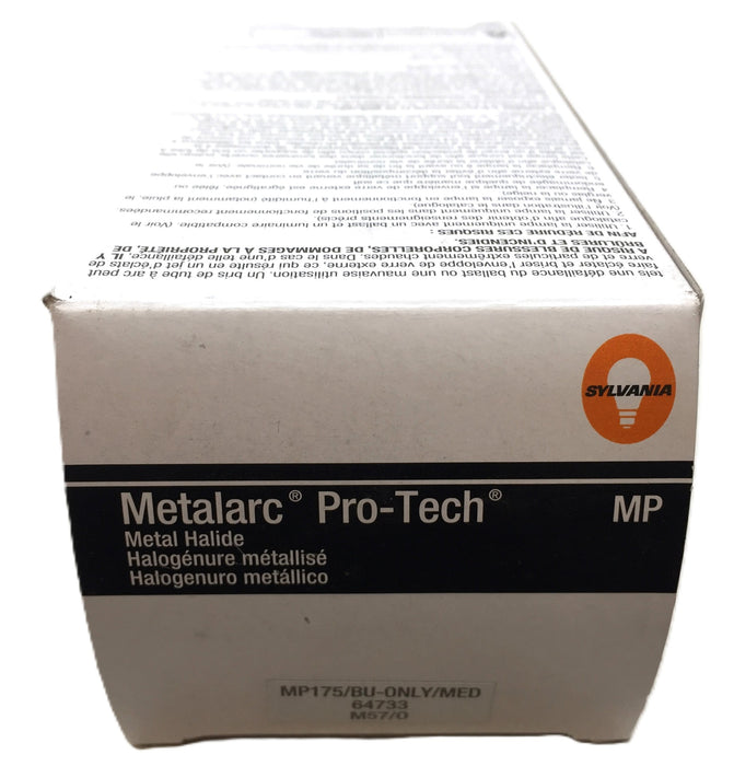 Sylvania Metalarc Protech Metal Halide Bulb ED17 (MP175) [Lot of 2] NOS