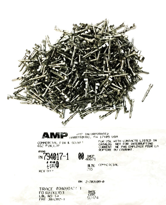 AMP Commercial 062 Pin and Socket Connector Pack (400pcs) 794017-1 NOS