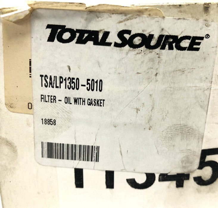 Total Source Oil Filter Missing Gasket LP1350-5010 (11345) NOS