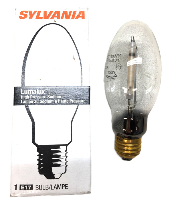 Sylvania Lumalux High Pressure Sodium Bulb E17 (LU100) [Lot of 2] NOS