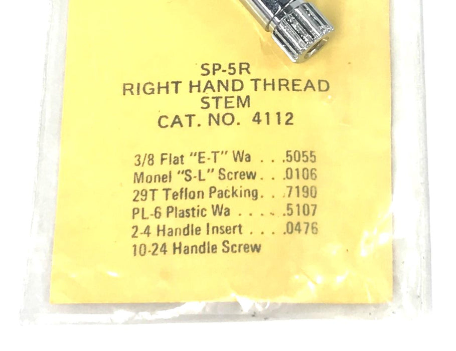 Sexauer/Speakman RH Thread Stem 4112 (SP-5R) [Lot of 3] NOS