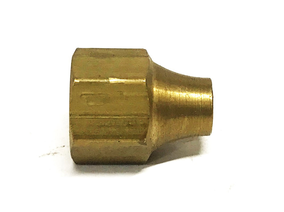 Unbranded Brass Compression Fitting Long Nut [Lot of 13] NOS