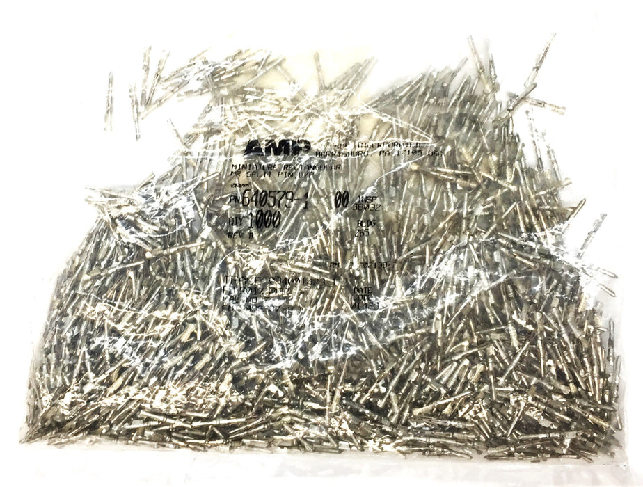 AMP Rectangular Split Pin Connector Pack (1000pcs) 640579-1 NOS